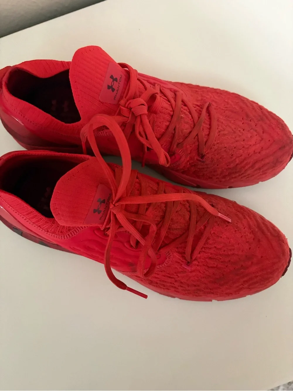 Under Armour Red Men's Athletic Running Shoes